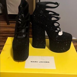 Marc Jacobs Black Platform Shoes